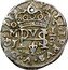 Mexico 1/2 Real Philip V 1719 Mo J KM# R24 PHILIPPVS V D G 1715 MO J 1/2 coin obverse