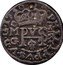 Mexico 1/2 Real Philip V 1730 Mo D KM# R24a PHILIPVS V D G 1730 MO G 1/2 PHVS coin obverse