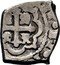 Mexico 1/2 Real Philip V 1732 F KM# 24a coin reverse