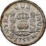 Mexico 1/2 Real Ferdinand VI 1758 M KM# 67.2 VTRA QUE VNVM MO 1758 M PLUS VLTR coin reverse