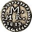 Mexico 1/2 Real Insurgent Coin. Oaxaca 1813 KM# 220.1 M. M R. 1813 coin reverse