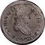 Mexico 1/2 Real Ferdinand VII. Zacatecas 1820 AG KM# 74.3 FERDIN VII DEI GRATIA 1820 coin obverse