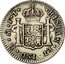 Mexico 1/2 Real Charles IV 1801 FT KM# 72 HISPAN ET IND R MO F M PLUS VLTRA coin reverse