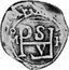 Mexico 1/2 Real (Philip IV) KM# 22 PHILIPPVS IIII DEI G PHSV MO coin obverse
