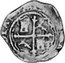Mexico 1/2 Real (Philip IV) KM# 22 coin reverse
