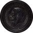 UK 1/2 Sovereign (Die Trial Struck. Uniface Obverse) GEORGIVS V D G BRITT OMN REX F D IND IMP coin obverse