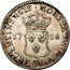 France 1/3 ECU Louis XV 1716 BB 17 16 MONETA NOVA ARGENTINENSIS BB coin reverse