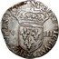 France 1/8 ECU (Henri IV. Rennes) HENRICVS IIII D G FRANC ET NAVAR REX 1590 coin obverse