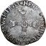 France 1/8 ECU (Henri IV. Rennes) V III 9 SIT NOMEN DOMINI BENEDICTVM coin reverse