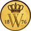 Netherlands 1 Cent (Willem III Pattern) W 1876 coin obverse