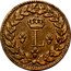 France 1 Decime (Louis XVIII. Light) KM# 701a L coin obverse