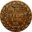 France 1 Decime (Louis XVIII. Light) KM# 701a UN DÉCIME. 1815. BB coin reverse