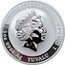 Tuvalu 1 Dollar (Elizabeth II American Bald Eagle) QUUEN ELIZABETH II IRB 1 OZ 9999 AG TUVALU 1 DOLLAR coin obverse