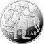 Australia 1 Dollar (Mob of Roos Memorial Edition) 1 DOLLAR coin reverse