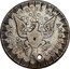 USA 1 Dollar (Struck Over Mexican 8 Reales Plated in snowden) UNITED STATES OF AMERICA coin reverse
