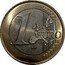 Portugal 1 Euro (1st Map. Mule) KM# 746 1 EURO LL coin reverse