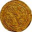 Netherlands 1 Noble Rose Nobel ND (1600)  CONCORDIA RES PARVÆ CRESCVNT coin reverse