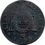 France 1 Sol (First Republic. Strasbourg) KM# 619.4a LIBERTE EGALITE 1 S. BB 1793 coin reverse