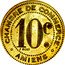 France 10 Centimes (Chambre de commerce - Amiens. Pattern) CHAMBRE DE COMMERCE 10C. J.BORY AMIENS coin reverse
