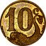France 10 Centimes (Trade company - La Rochelle. Pattern) 10C THEVENON PARIS coin reverse