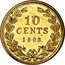 Netherlands 10 Cents (Wilhelmina Pattern) 10 CENTS 1903 coin reverse