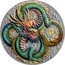 Niue 10 Dollars The Power of Green Dragon 2024  Antiqued (minted in 2023) 龍 coin reverse