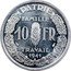 France 10 Francs Petain Pattern by Simon 1941 KM# AE80 PATRIE FAMILLE ESSAI 10 FR TRAVAIL 1941 coin reverse