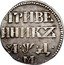 Russia 10 Kopeks (Peter I Grivennik) KM# 120.1a ГРИВЕННИКЪ ҂АѰД М coin reverse