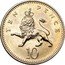UK 10 Pence Crowned Lion. Mule 2009  Mule error TEN PENCE 10 coin reverse