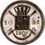 Netherlands 10 Stuivers (Louis Napoleon Pattern) 10 ST 1807. coin reverse