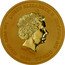 Tuvalu 100 Dollars Artemis 2023 P BU QUEEN ELIZABETH II IRB 1952 - 2022 1OZ 9999 GOLD 2023 TUVALU 100 DOLLARS coin obverse