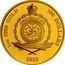 Niue 100 Dollars Charles III Great Australian Desert 2023  Proof 1OZ 9999 GOLD 100 DOLLARS PUBLIC SEAL OF NIUE ATUA NIUE TUKULAGI 2023 coin obverse