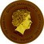 Tuvalu 100 Dollars Charles III Ottifant 2023  BU QUEEN ELIZABETH II IRB 1952 - 2022 1OZ 9999 AU 2023 TUVALU 100 DOLLARS coin obverse