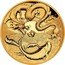 Australia 100 Dollars (Dragon and Koi) P WR coin reverse