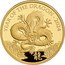 UK 100 Pounds Lunar Year of the Dragon 2024 龍 W.W YEAR OF THE DRAGON 2024 coin reverse
