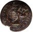 Spain 12 Maravedis (Felipe IV Countermark) PHILIPPVS III D G OMNIVM 1636 coin obverse