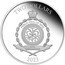 Niue Two Dollars Charles III Fast & Furious 2023  Proof TWO DOLLARS PUBLIC SEAL OF NIUE ATUA NIUE TUKULAGI 2023 coin obverse