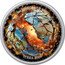 Niue 2 Dollars Terra. Burning Earth III 2023 1 OZ FINE SILVER 9999 TERRA 2023 coin reverse