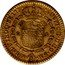 Mexico 2 Escudos Carolus III 1785 FM KM# 130.2a MO IN UTROQ FELIX AUSPICE DEO FM 2 S coin reverse