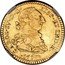 Mexico 2 Escudos Charles IV 1789 FM KM# 131 CAROL IV D G HISP ET IND R 1789 coin obverse