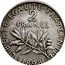 France 2 Francs (The Sower. Big Two) LIBERTE EGALITE FRATERNITE 2 FRANCS 1898 coin reverse