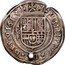 Mexico 2 Reales Philip III 1613 F KM# 32.2 PHILIPPVS III DEI G 1616 MO F Z coin obverse