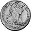 Mexico 2 Reales Charles IV 1790 FM KM# 90 CAROLUS IIII DEI GRATIA 1790 coin obverse
