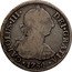 Mexico 2 Reales Carolus III 1784 FM KM# 88.2 CAROLUS III DEI GRATIA 1774 coin obverse