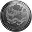 Samoa 2 Tala Year of the Dragon. Black Rhodium 2023 龍 2024 YEAR OF THE DRAGON coin reverse