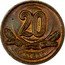 Slovakia 20 Halierov (Pattern) 20 HALIEROV coin reverse