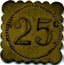 France 25 Centimes (Istres. Aviation Cooperative. Mas Jean Guirand) AVIATION COOPÉRATIVE MAS JEAN-GUIRAND ISTRES coin reverse