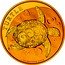 Niue 250 Dollars Hawksbill Turtle Bullion 2023  TURTLE 1 OZ 999.9 FINE GOLD coin reverse