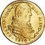 Mexico 4 Escudos Ferdinand VII 1810 HJ KM# 145 FERDIN VII D G HISPAN ET IND R 1810 coin obverse