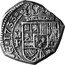 Mexico 4 Reales Philip V 1733 MF KM# 41 PHILIPPVS V DEI G 1733 M F 4 coin obverse